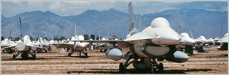 F-16 Stored
