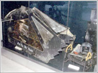 Cabina del F-117A derribado en Yugoslavia