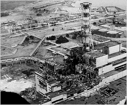 Chernobyl dos días después de la explosión