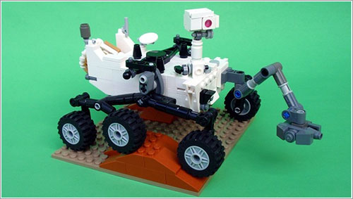 Curiosity fabricado con Lego