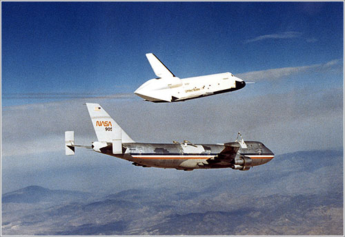 Primer vuelo libre del Enterprise - NASA