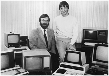 Allen y Gates en 1982