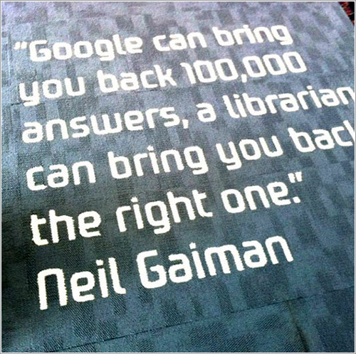 Google y los bibliotecarios por Neil Gaiman