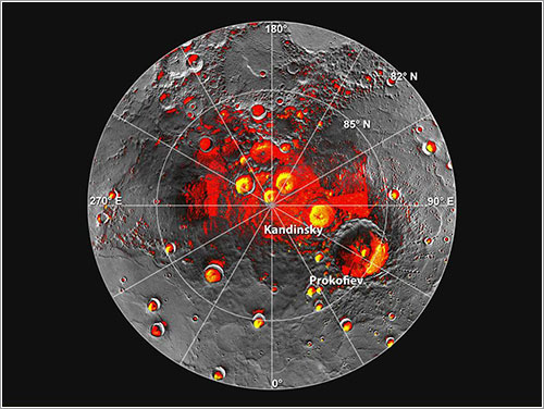 Evidencias de la presencia de hielo en Mercurio - 