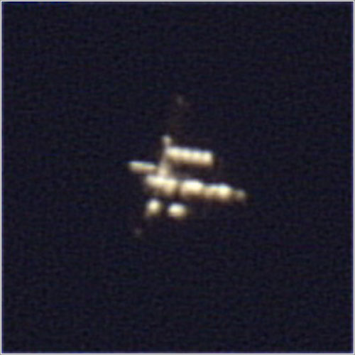 La ISS desde tierra el 6/9/2005 - Imagen de www.astrospider.com