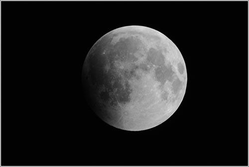 La Luna en el eclipse de diciembre de 2010