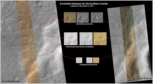 ¿Mars 3 vista por la HiRISE?