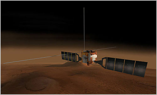 Impresión artística de la Mars Express