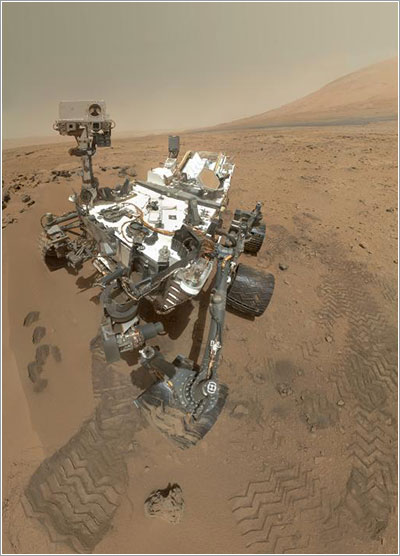 Primer autorretrato oficial curiosity - NASA/JPL-Caltech/Malin Space Science Systems