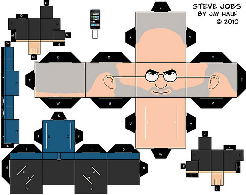 Steve Jobs Cut Out por Jay Hauf