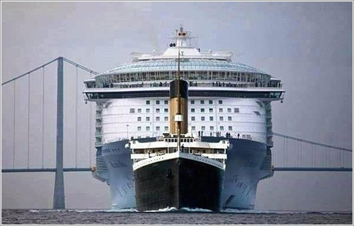 El Titanic y el Allure of the Seas