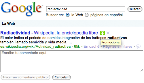 Busqueda Wiki de Google