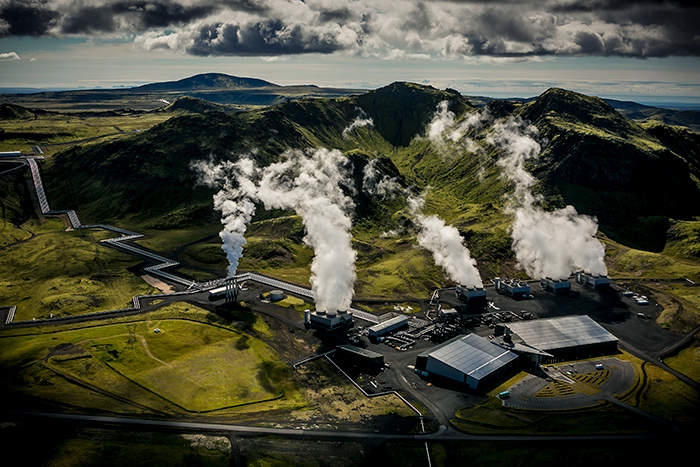Hellisheidi power plant arni saeberg