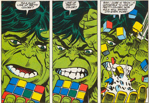Hulk y Rubik © Marvel probablemente