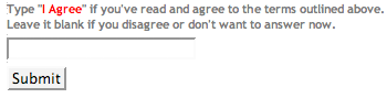 I Agree I Agree