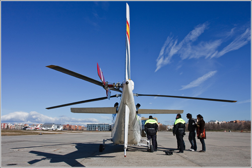 Microsiervos en las alturas / Un paseo en helicóptero Microsiervos en las alturas / Un paseo en helicóptero