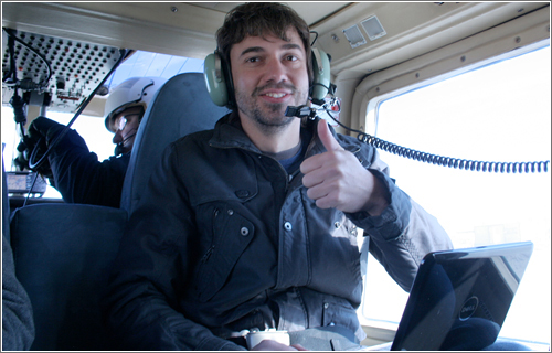 Microsiervos en las alturas / Un paseo en helicóptero Microsiervos en las alturas / Un paseo en helicóptero