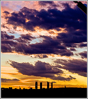 Nubes y Cuatro Torres