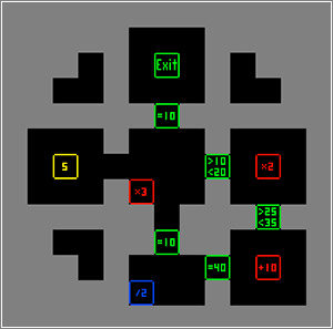 Numberpuzzle-Maze