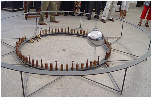 Pendulo de Foucault en el Observatorio Astronómico de Madrid (CC) Alvy
