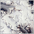 Glaciares visto desde el espacio Glaciares visto desde el espacio