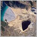 Grandes minas a cielo abierto vistas desde el espacio Grandes minas a cielo abierto vistas desde el espacio