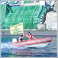 Greepeace «oculta» el hotel ilegal de El Algarrobico Greepeace «oculta» el hotel ilegal de El Algarrobico