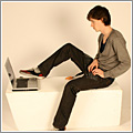 Pantalones con teclado integrado