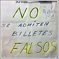 Billetes falsos: otro trabajo para Capitán Obvio