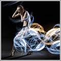 «Light-painting» en fotografía de moda «Light-painting» en fotografía de moda
