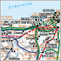 Mapa de la red de transporte de energía eléctrica española Mapa de la red de transporte de energía eléctrica española