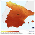 Mapa del potencial de electricidad fotovoltaica por países Mapa del potencial de electricidad fotovoltaica por países