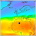 Superficie de tierra necesaria para suministrar energía de origen solar a todo el mundo Superficie de tierra necesaria para suministrar energía de origen solar a todo el mundo