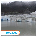 Time lapse del retroceso de un glaciar Time lapse del retroceso de un glaciar