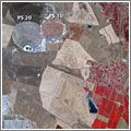 La central solar de Sevilla, vista desde el espacio La central solar de Sevilla, vista desde el espacio