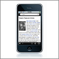 Wikipedia Mobile, la versión de la enciclopedia libre para iPhone