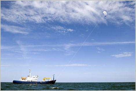 Cometa para buques SkySails