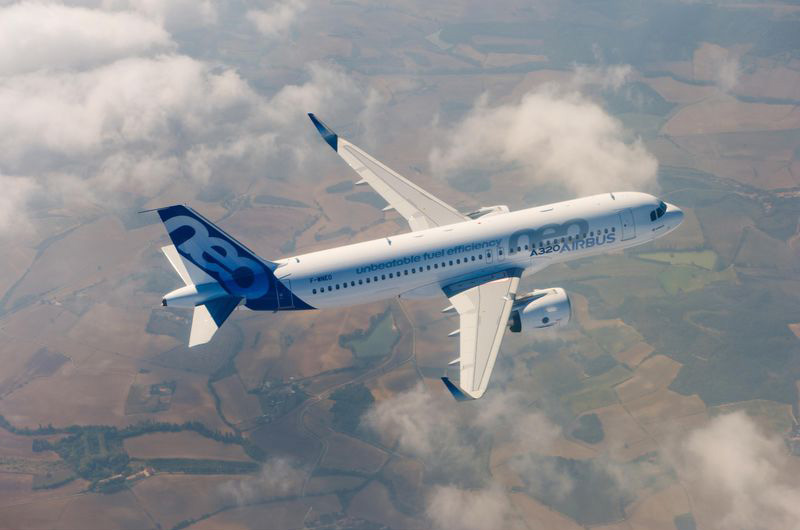 A320neo en vuelo