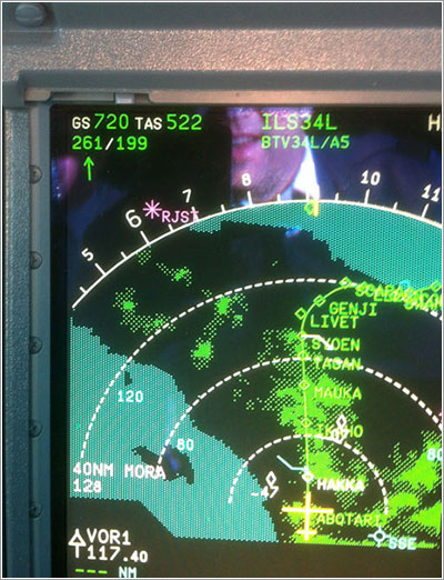 Un A380 a 720 nudos