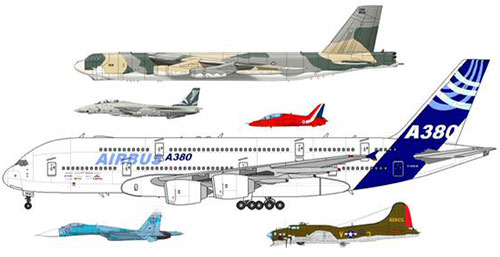 A380 y otros