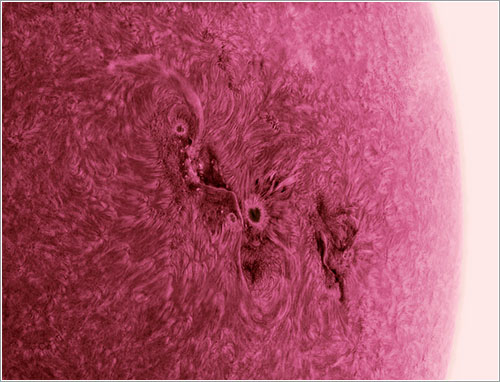 Angry Sun Erupting por Alan Friedman