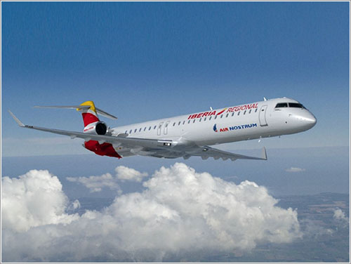 CRJ de Air Nostrum con nueva librea