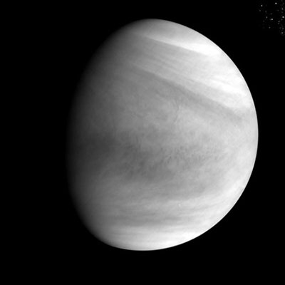 Venus visto por la cámara ultravioleta