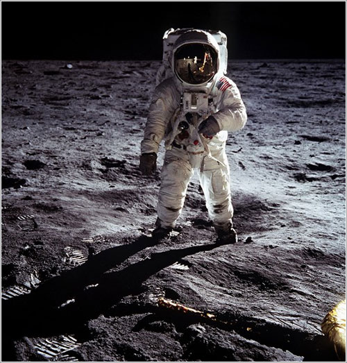 Aldrin en la Luna
