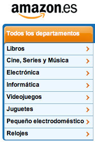 Categorías Amazon.es