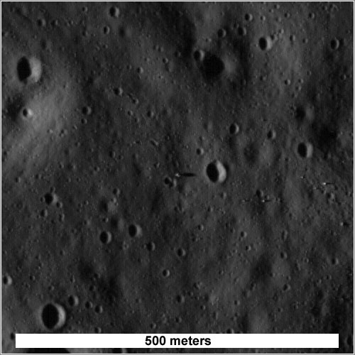 Eagle visto por la LRO - NASA