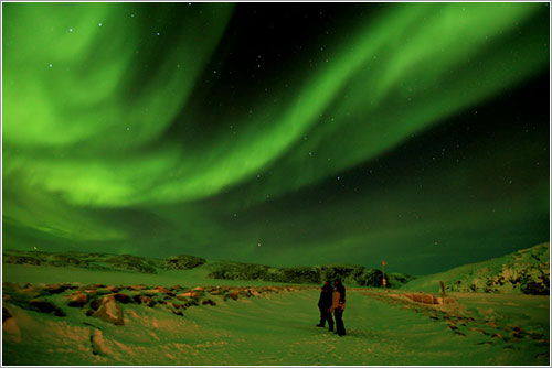 Aurora sobre Ivujivik por Sylvain Serre