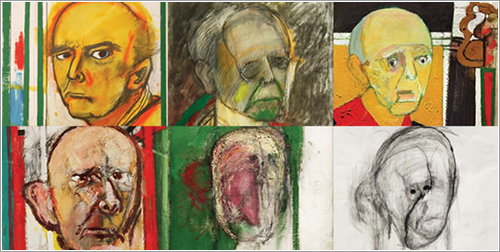 Autorretratos de William Utermohlen con Alzheimer