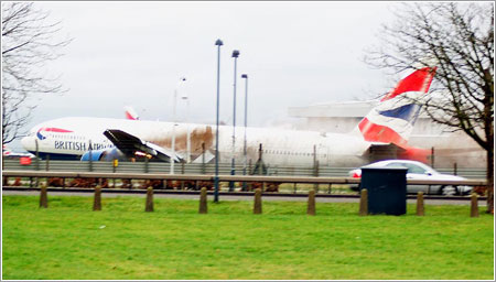 777 de British Airways en Heathrow