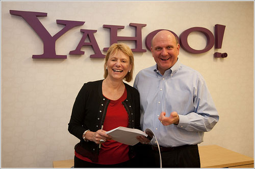 Carol Bartz y Steve Ballmer